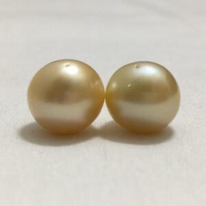 12-12.5 mm Size (approx.)  Light Golden Color | Oval Shape | Beautiful Real South Sea Loose Pearl | Good Luster | Personalize Gift |