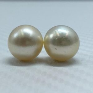 12 MM Size (Approx.) AA Luster Loose Pearl White Color Round Shape Pearl beads Natural Real South Sea Pearl Personalize Gift for Earrings