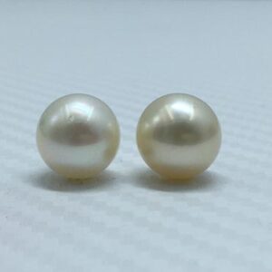 11 MM Size AA (approx.)  Luster Loose Pearl Cream Color Near Round Shape Pearl beads Natural Real South Sea Pearl Personalize Gift
