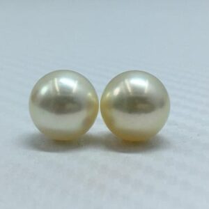11.5 MM Size AA Luster Loose Pearl Cream Color Near Round Shape Pearl beads Natural South Sea Pearl