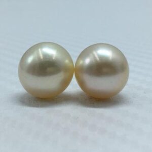 11.5 MM Size AAA Luster Loose Pearl Cream Color Oval Shape Pearl beads Natural South Sea Pearl