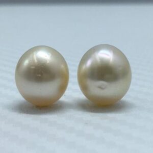 11.25 MM Size  (Approx.) AA Luster Loose Pearl Light Golden Color Drop Shape Pearl beads Natural Real South Sea Pearl Personalize Gift