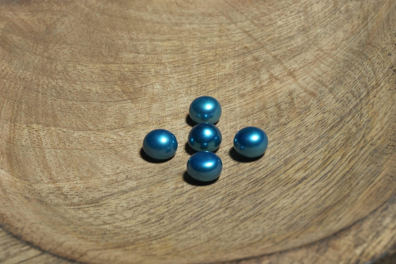 Blue Fresh Water Pearls Button - Image 2