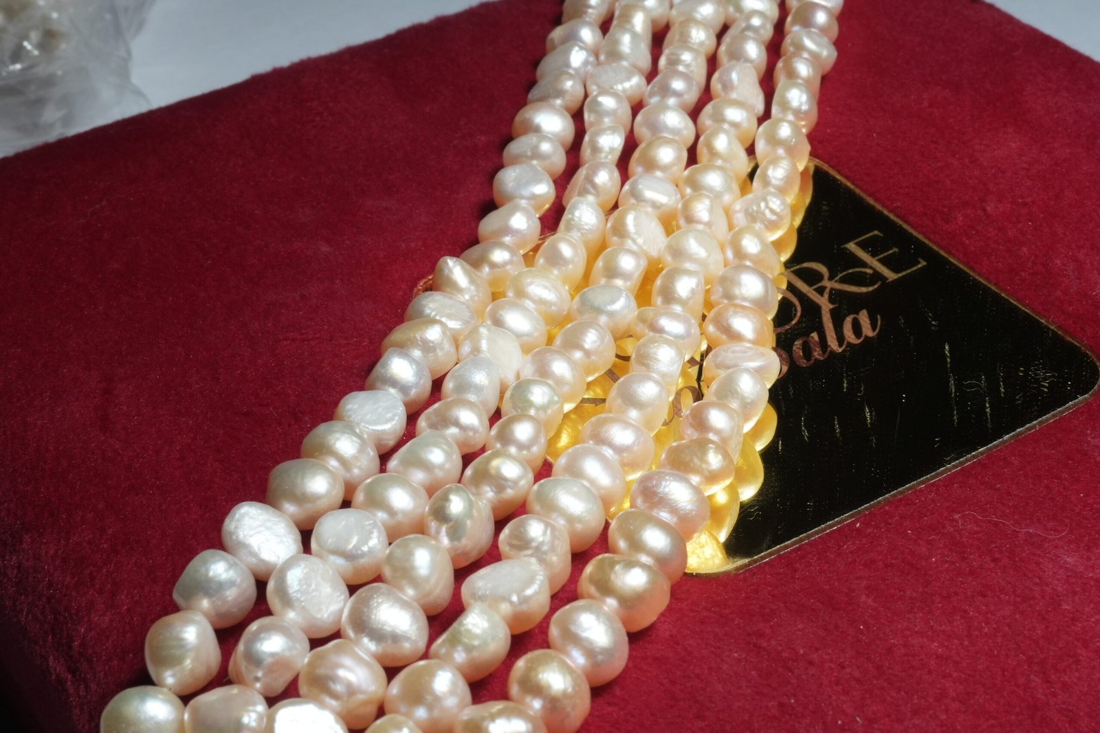 Fresh Water Golden Pearls - Image 2