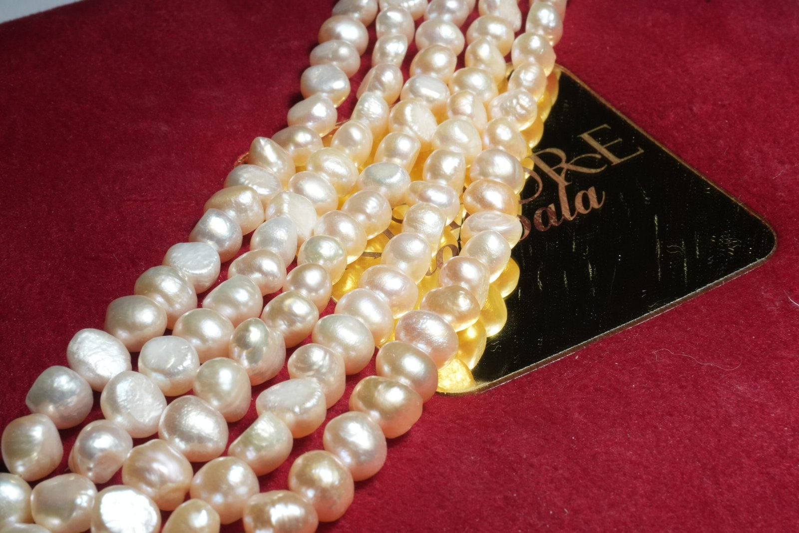 Fresh Water Golden Pearls