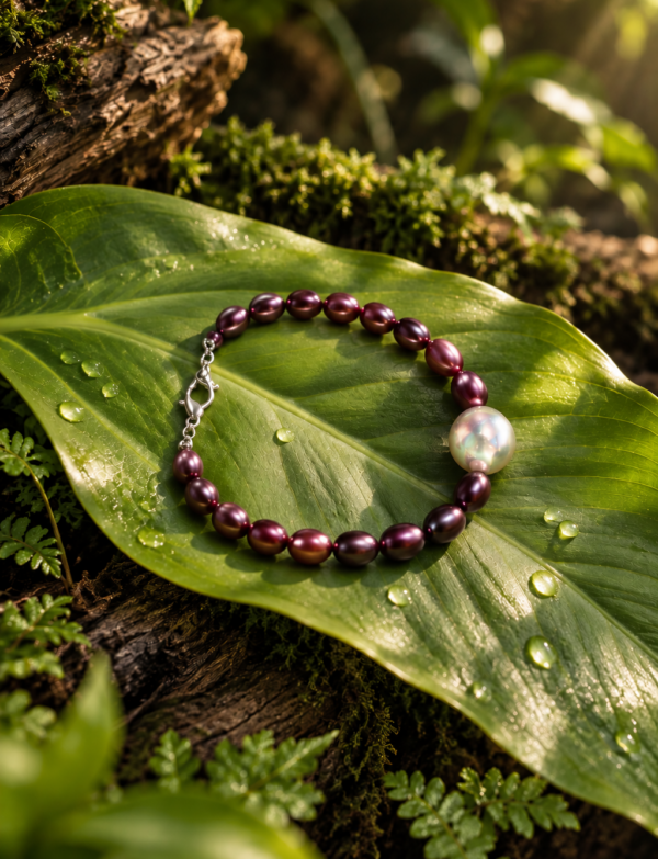 Freshwater Pearl Bracelet with Metal Clasp