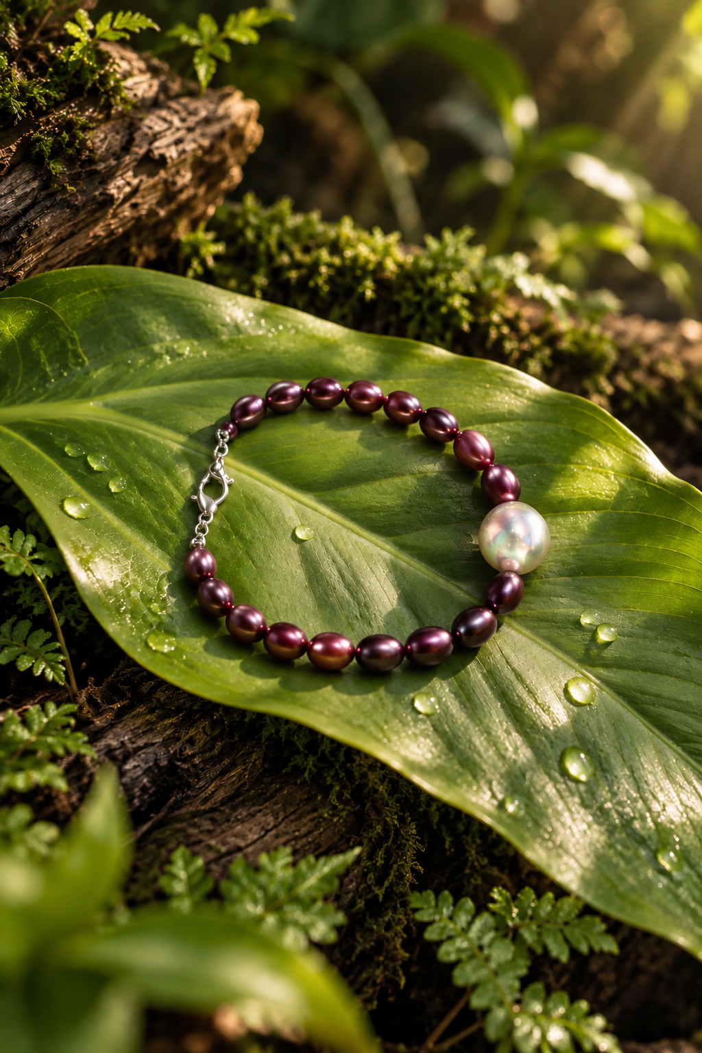 Freshwater Pearl Bracelet with Metal Clasp