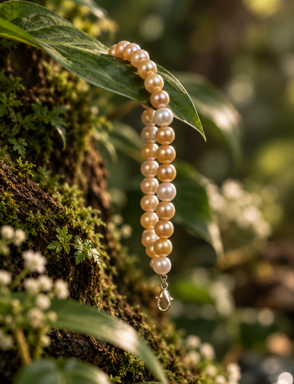 Freshwater Pearl Bracelet with Metal Clasp