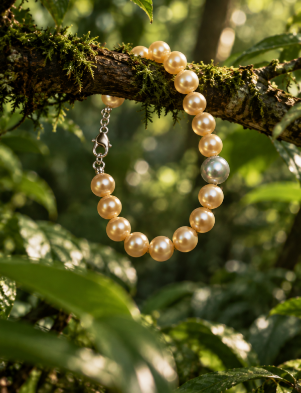 Freshwater Pearl Bracelet with Metal Clasp
