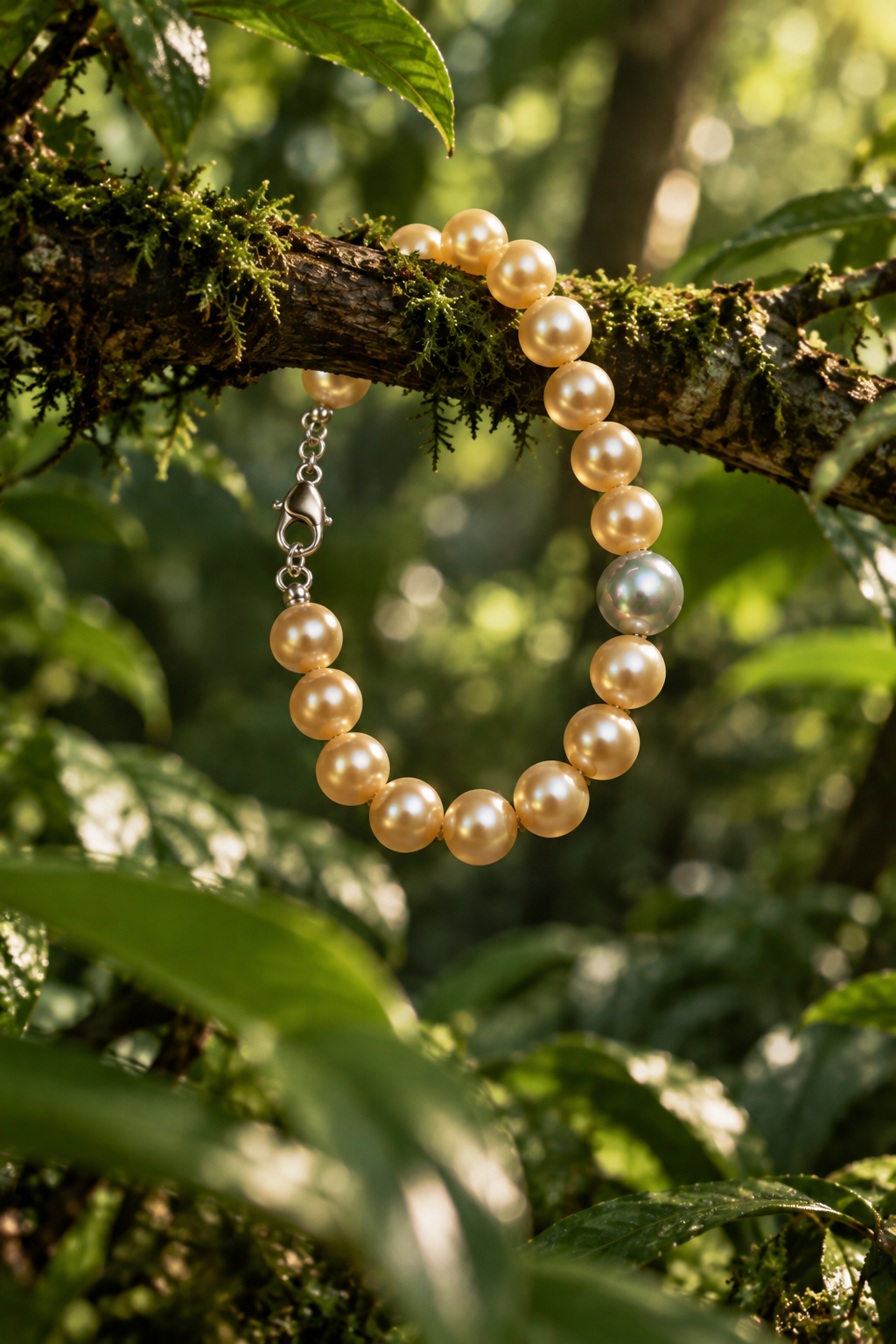 Freshwater Pearl Bracelet with Metal Clasp
