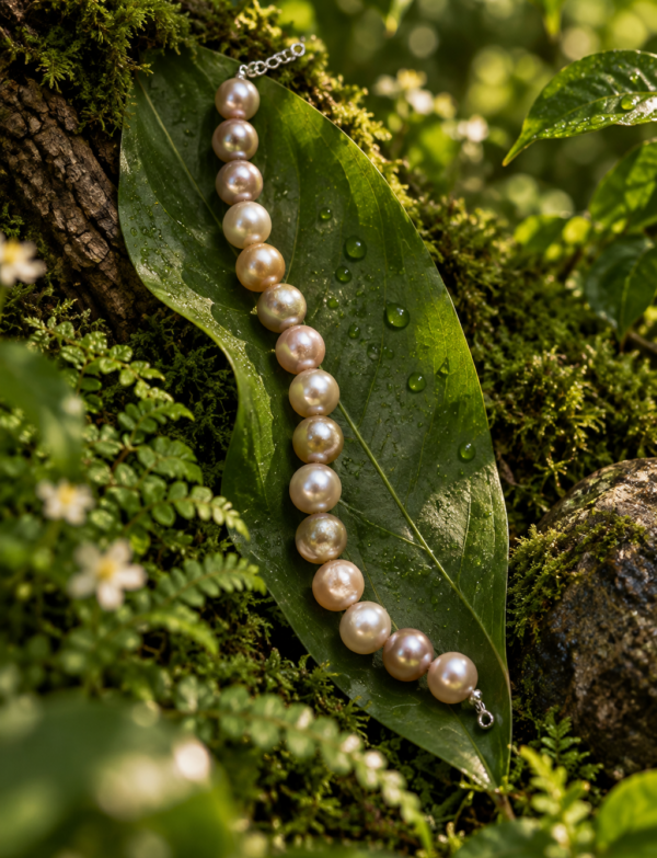Freshwater Pearl Bracelet with Metal Clasp
