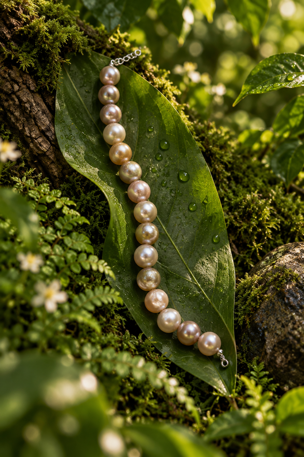 Freshwater Pearl Bracelet with Metal Clasp