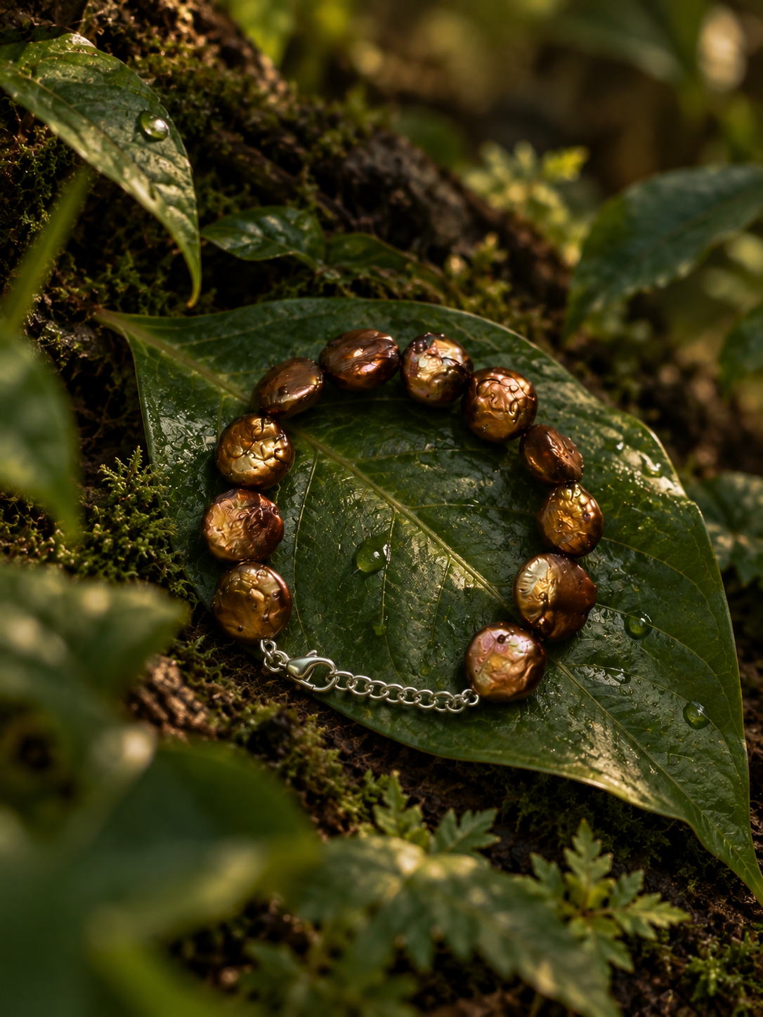 Freshwater Pearl Bracelet with Metal Clasp