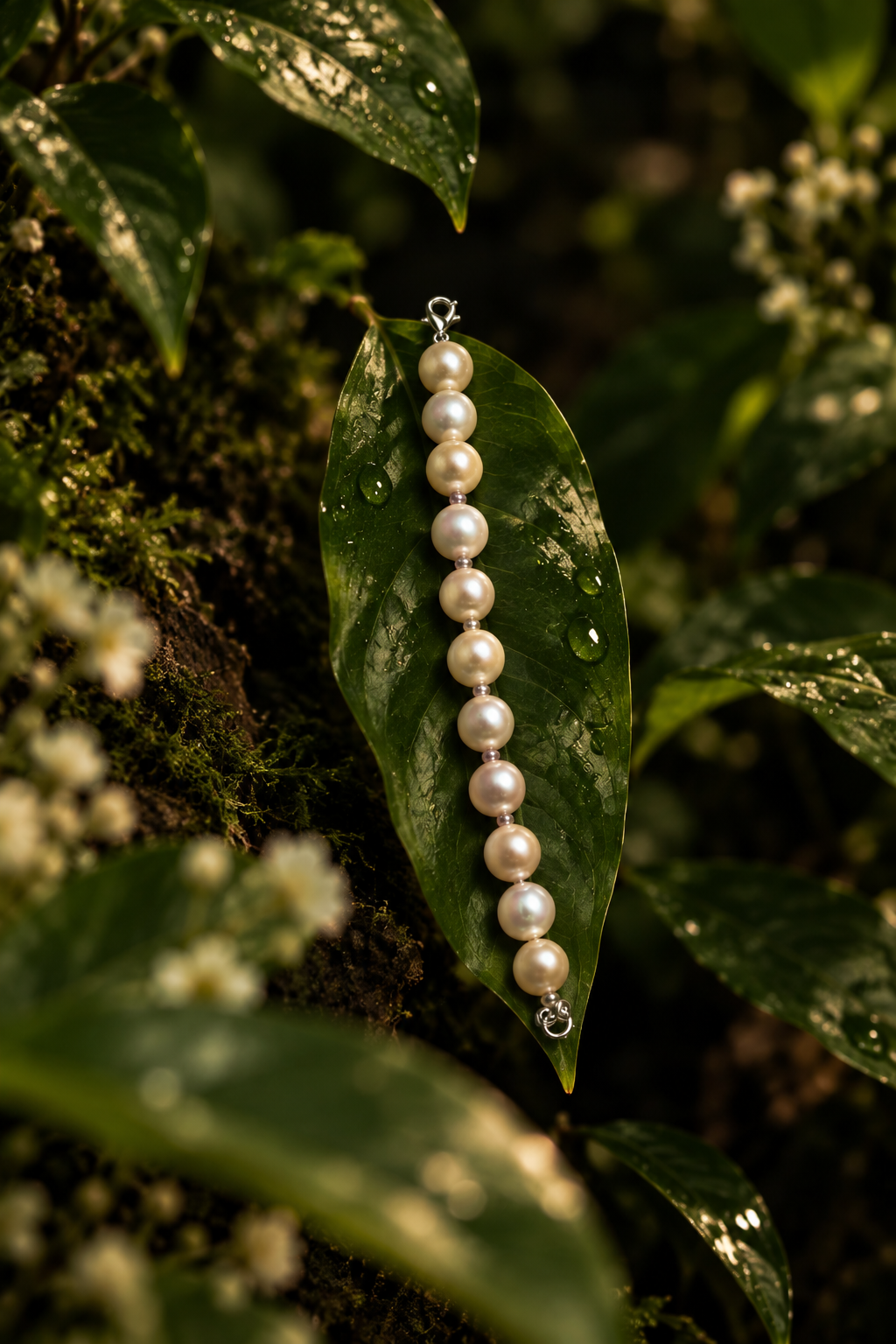 Freshwater Pearl Bracelet with Metal Clasp