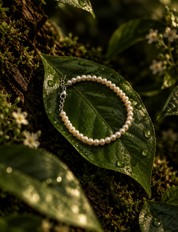 Freshwater Pearl Bracelet with Metal Clasp