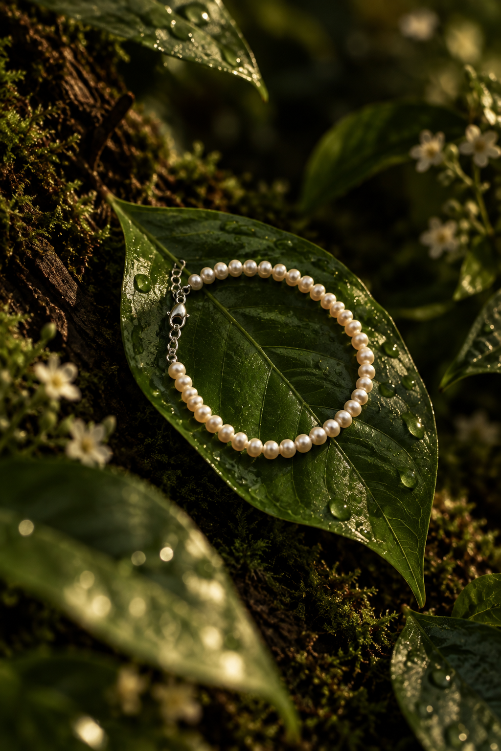 Freshwater Pearl Bracelet with Metal Clasp