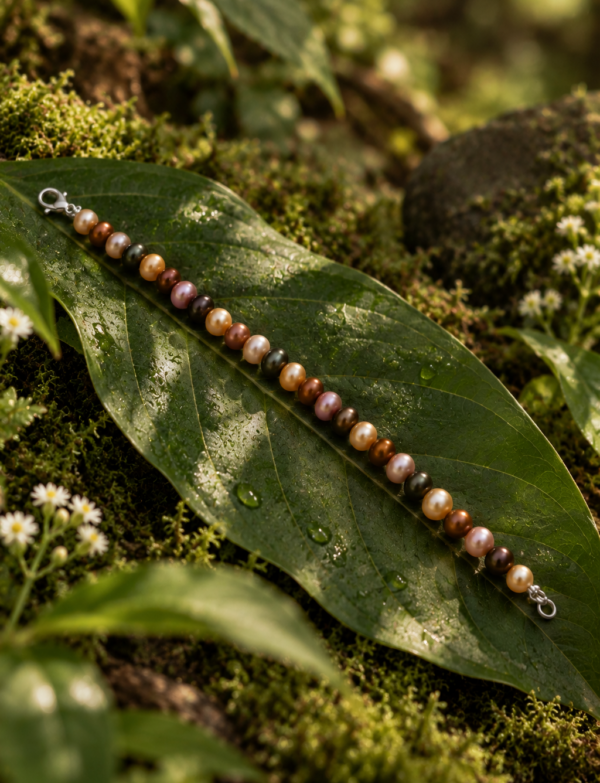 Freshwater Pearl Bracelet with Metal Clasp