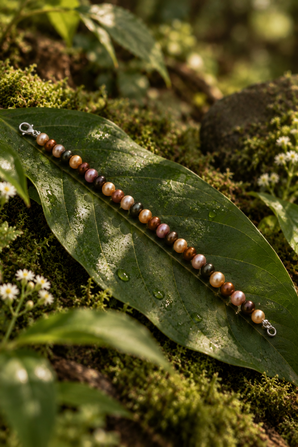 Freshwater Pearl Bracelet with Metal Clasp