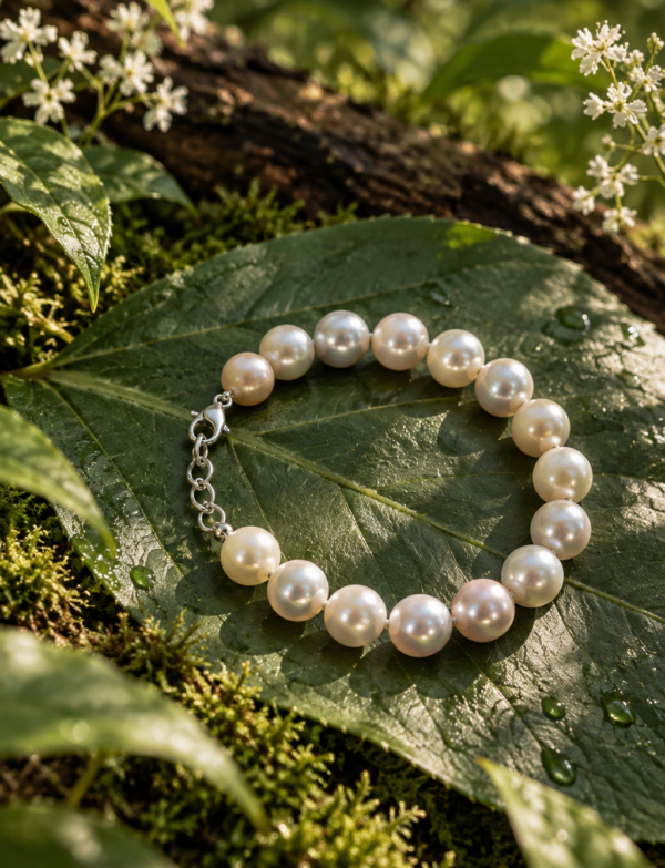 Freshwater Pearl Bracelet with Metal Clasp