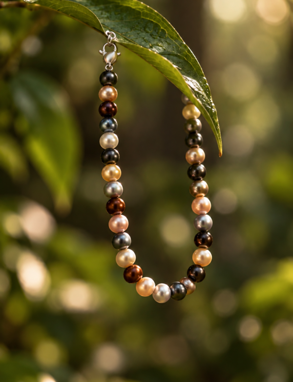 Freshwater Pearl Bracelet with Metal Clasp