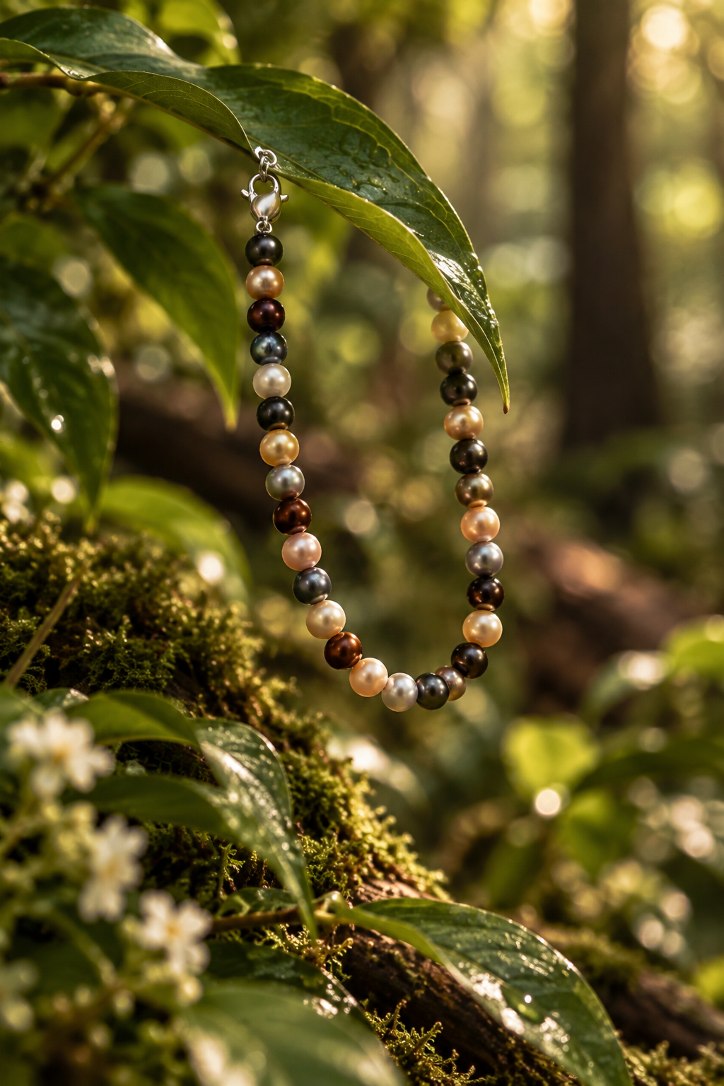 Freshwater Pearl Bracelet with Metal Clasp