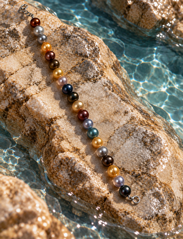 Freshwater Pearl Bracelet with Metal Clasp