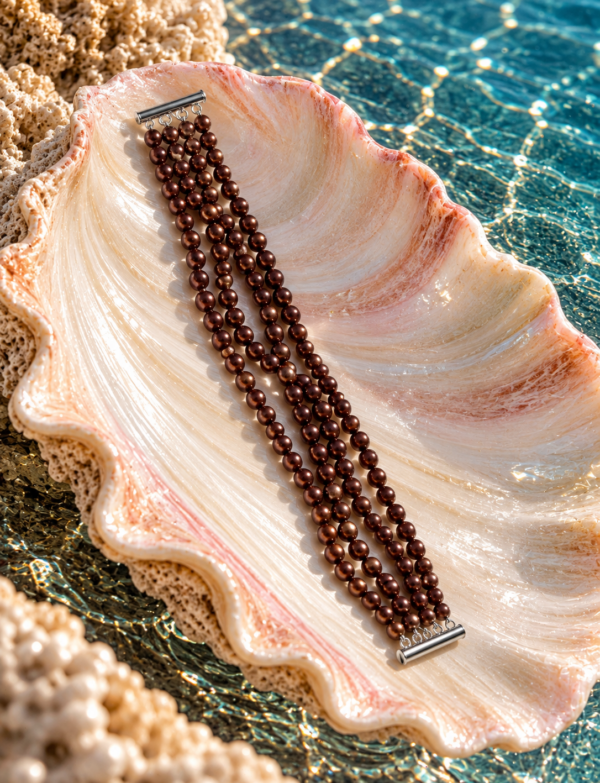 Freshwater Pearl Bracelet with Metal Clasp