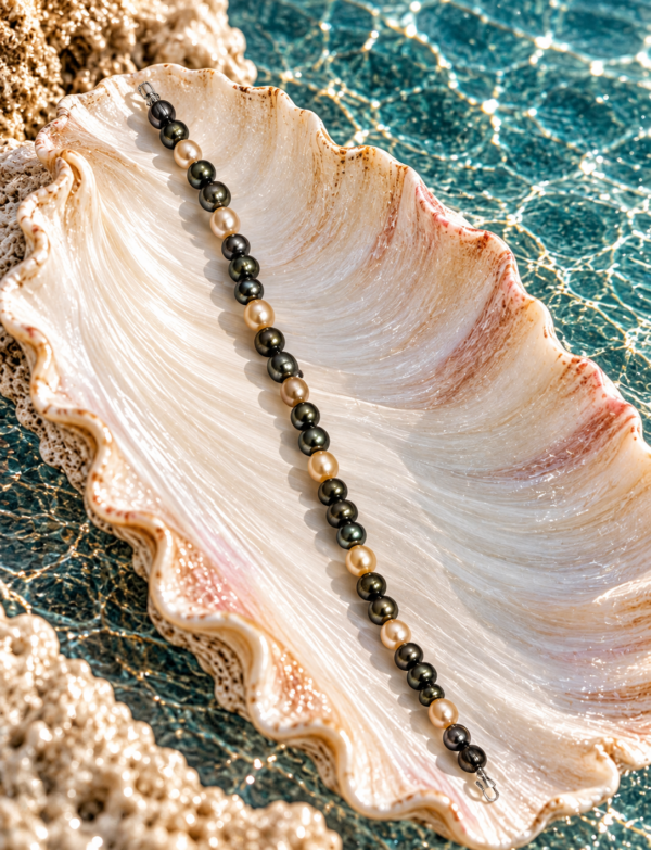 Freshwater Pearl Bracelet with Metal Clasp