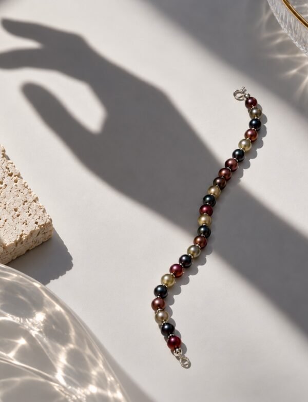 Freshwater Pearl Bracelet with Metal Clasp