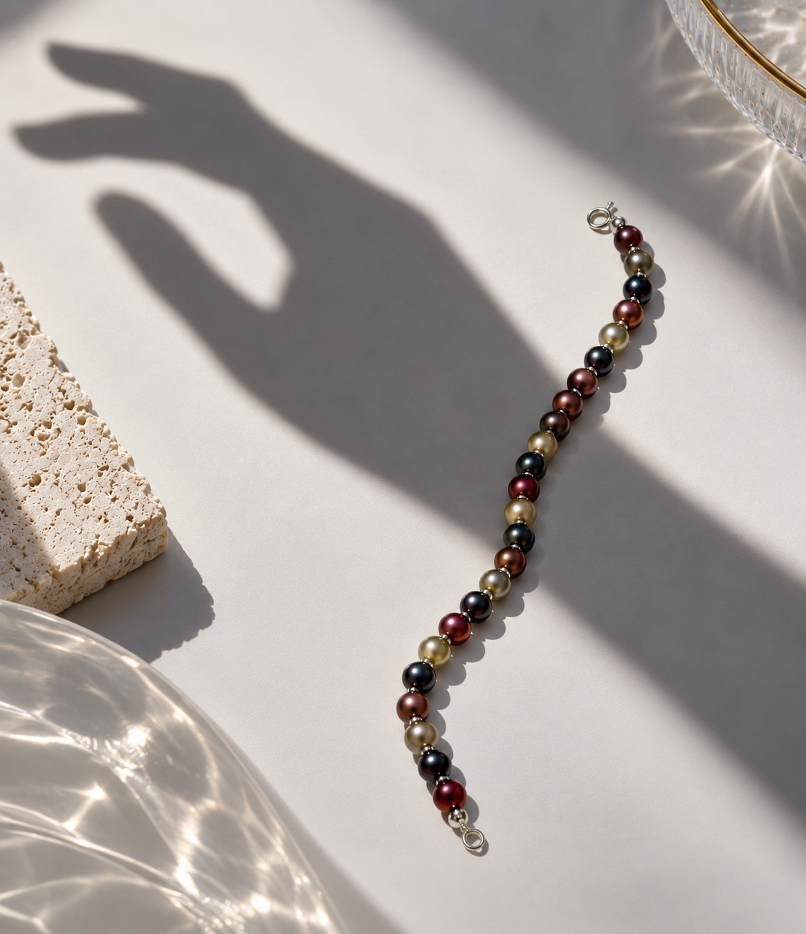 Freshwater Pearl Bracelet with Metal Clasp