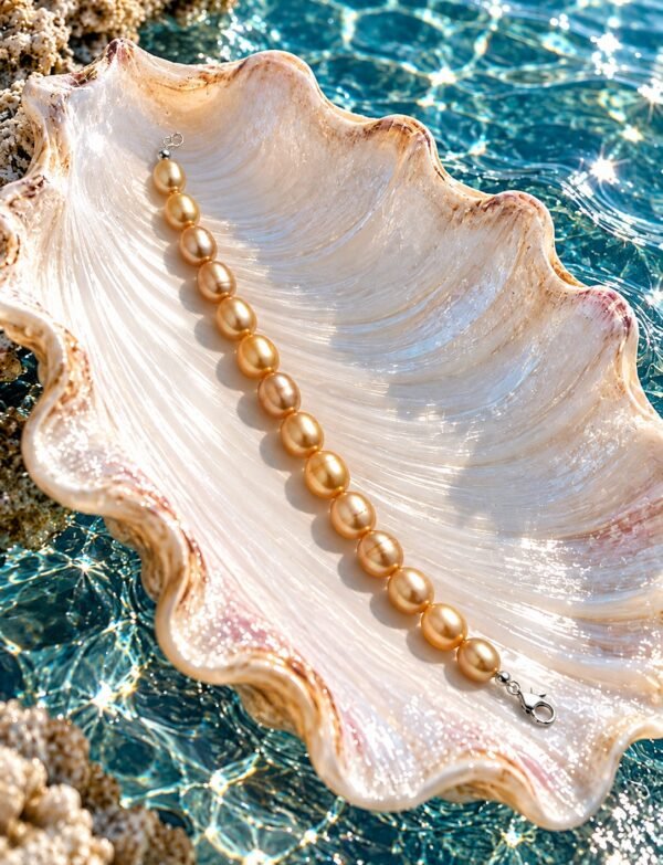 Freshwater Pearl Bracelet with Metal Clasp