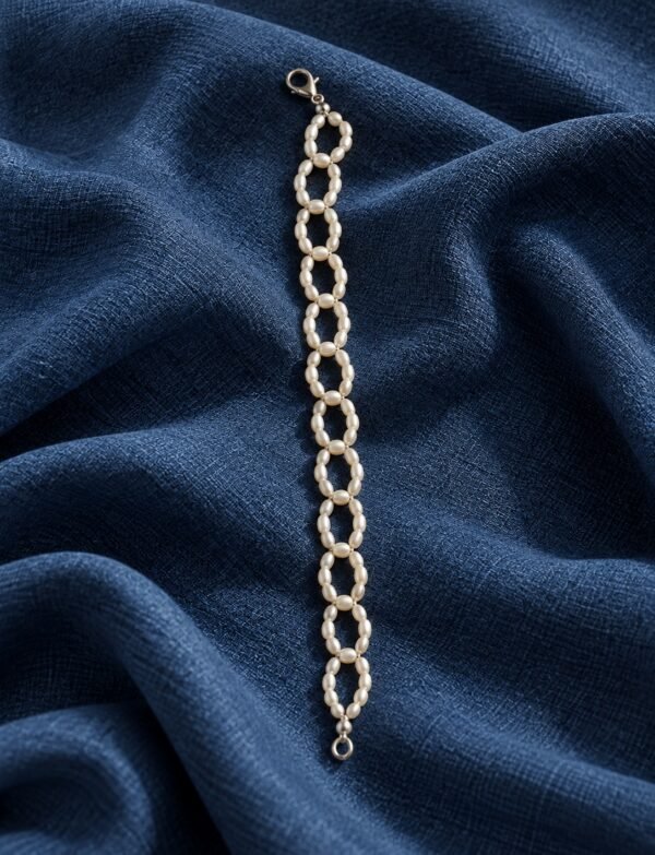 Freshwater Pearl Bracelet with Metal Clasp